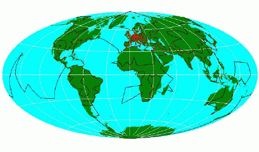 Groetschel and Holland's optimal tour