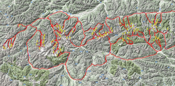 100 Austrian Mountains -- Terrain