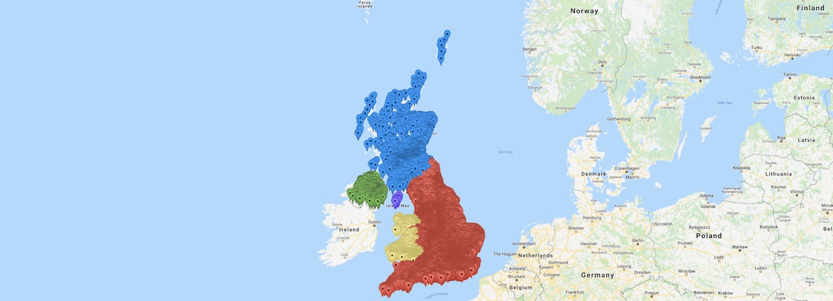 Map Of Pubs In The Uk - Maping Resources