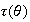 $\tau(\theta)$