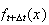 $f_{t+\Delta t}(x)$