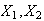 $X_{1},X_{2}$