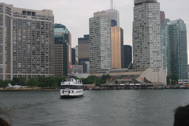 The ferry which took us to and from Centre Island.