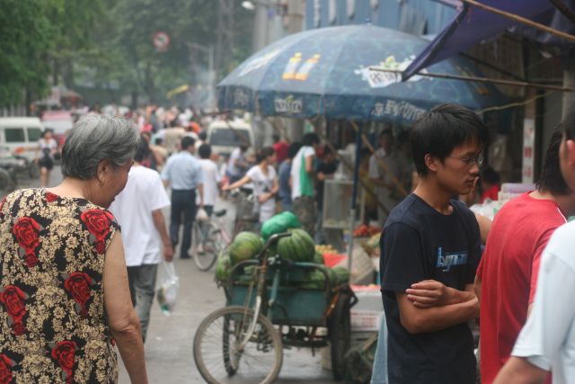 Dinner time activity in a lane near where I lived