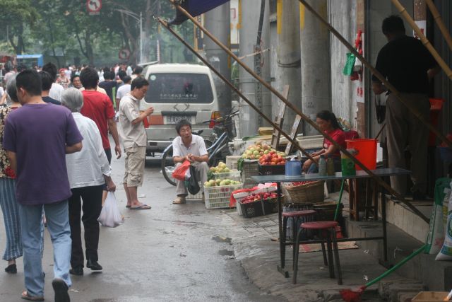 Dinner time activity in a lane near where I lived