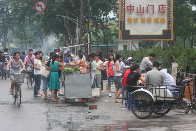 Dinner time activity in a lane near where I lived