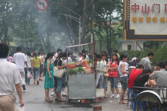 Dinner time activity in a lane near where I lived