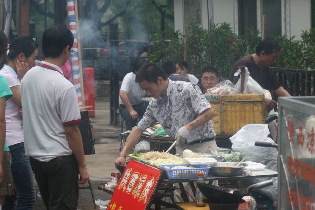 Dinner time activity in a lane near where I lived