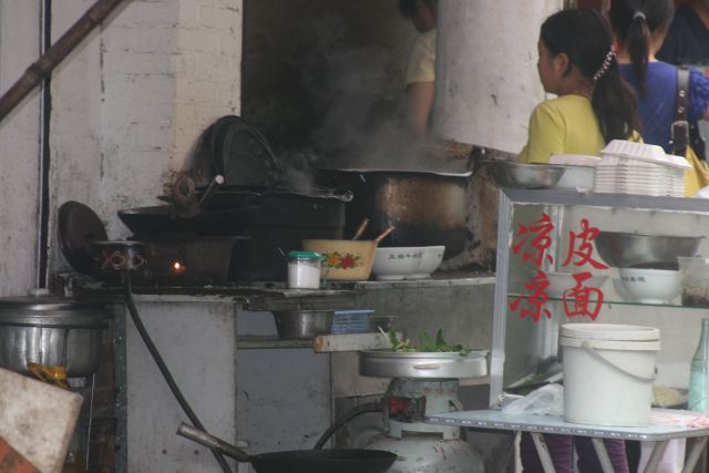 Dinner time activity in a lane near where I lived