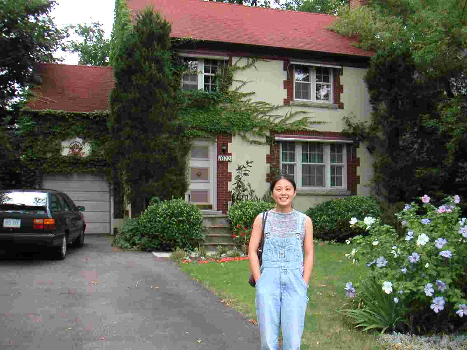 Julia and I at my childhood home