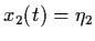 $x_{2}(t) = \eta_{2}$